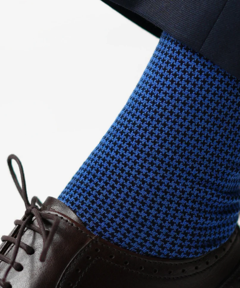 Royal Blue Houndstooth - Image 6